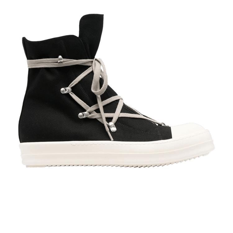 Rick Owens Wmns DRKSHDW Strobe Cotton Denim Hexa High 'Black Milk' by ...