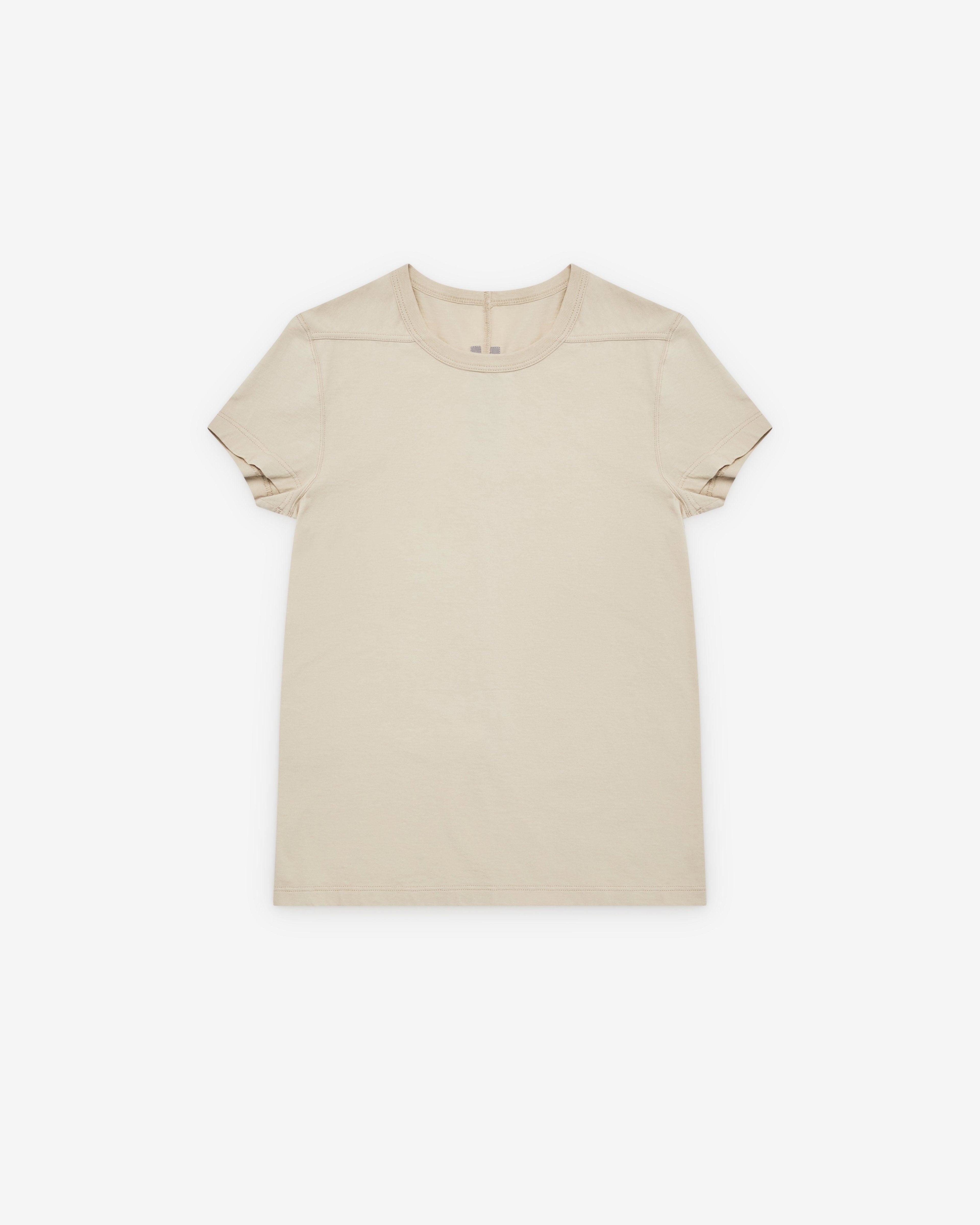 Rick Owens - Women's Cropped Level T-Shirt - (Sand) by RICK OWENS