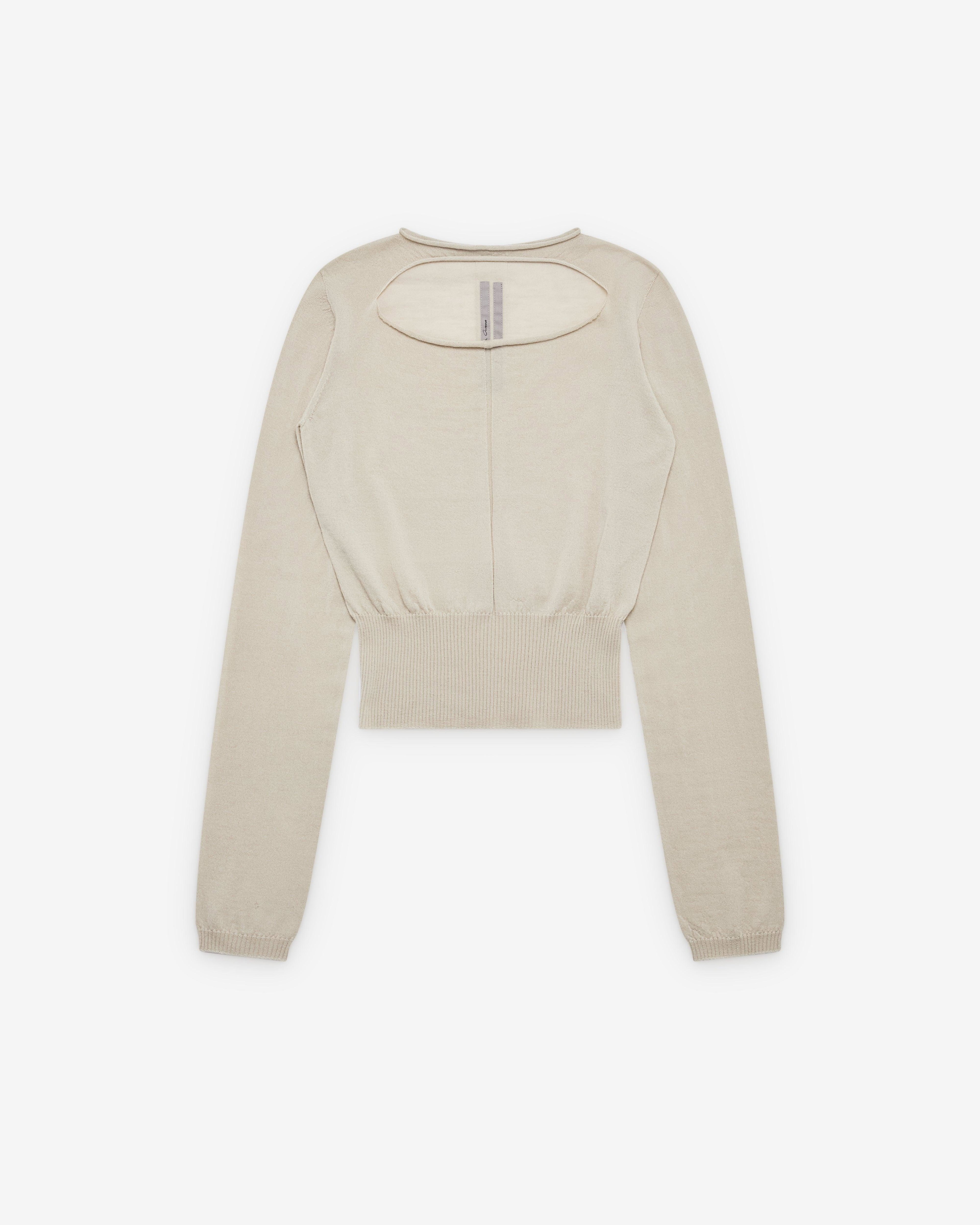Rick Owens - Women's Cropped Pull Sweater - (Sand) by RICK OWENS