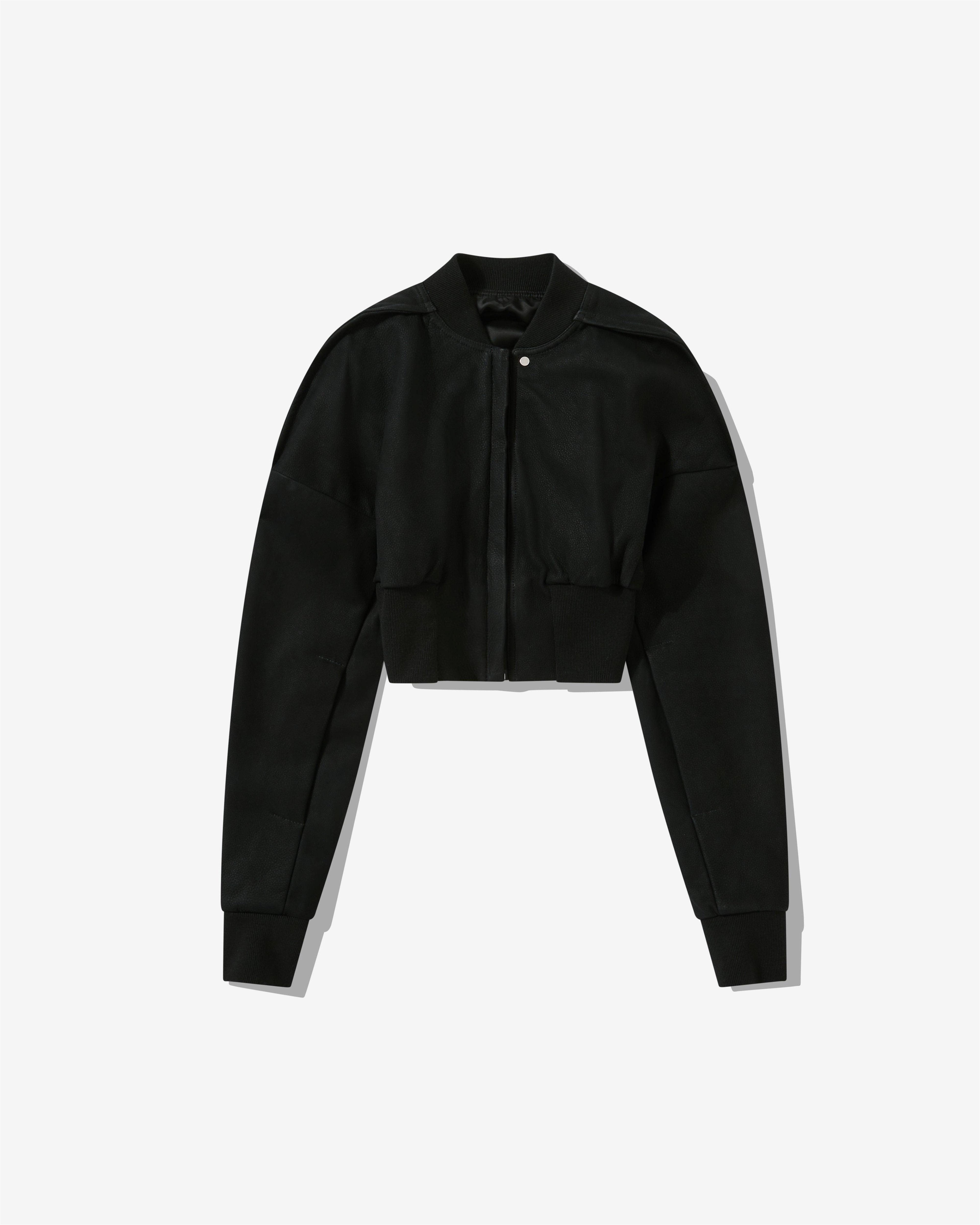 Rick Owens - Women's Leather Bomber - (Black) by RICK OWENS