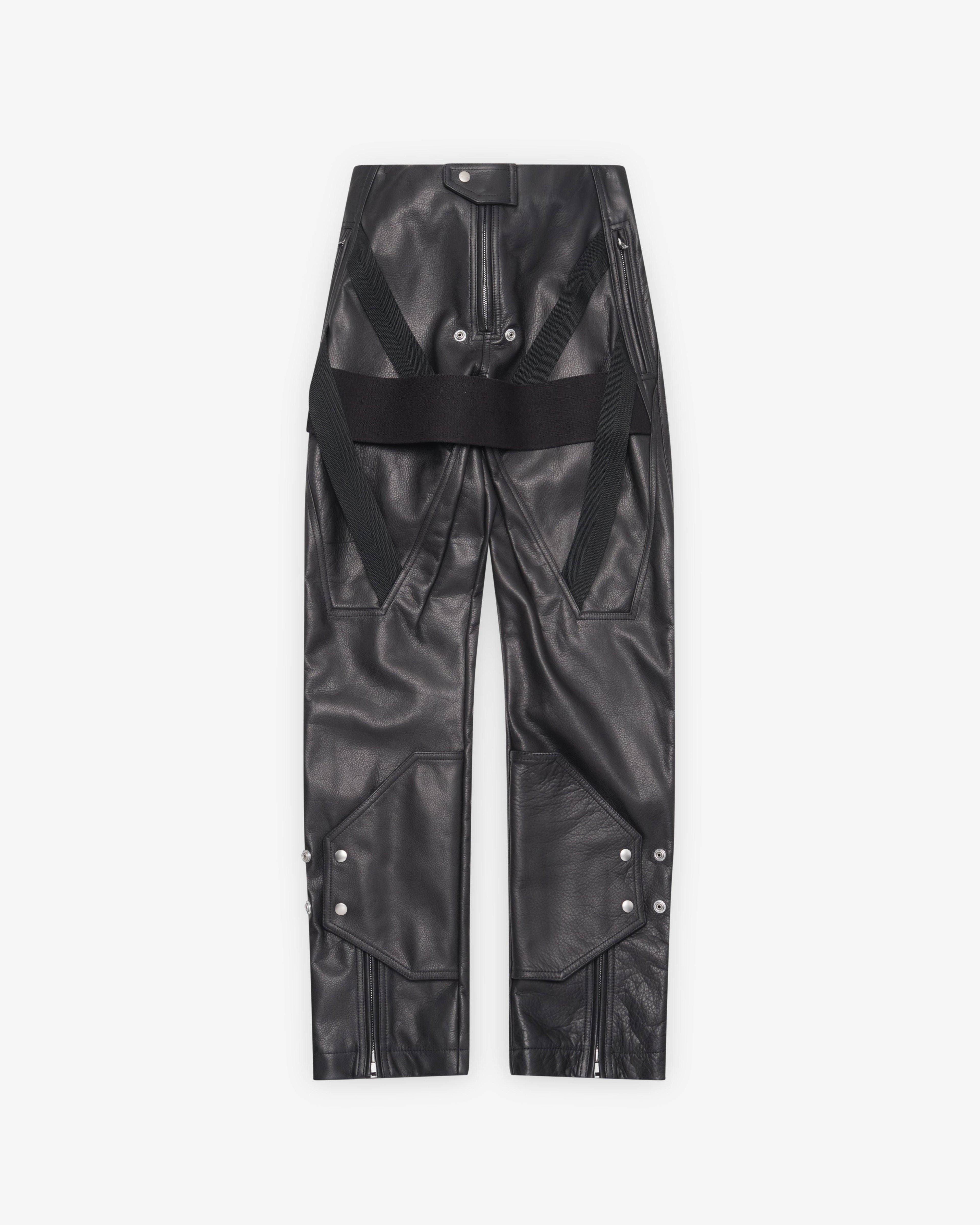 Rick Owens - Women's Megastrapped Moto Pants - (Black) by RICK OWENS