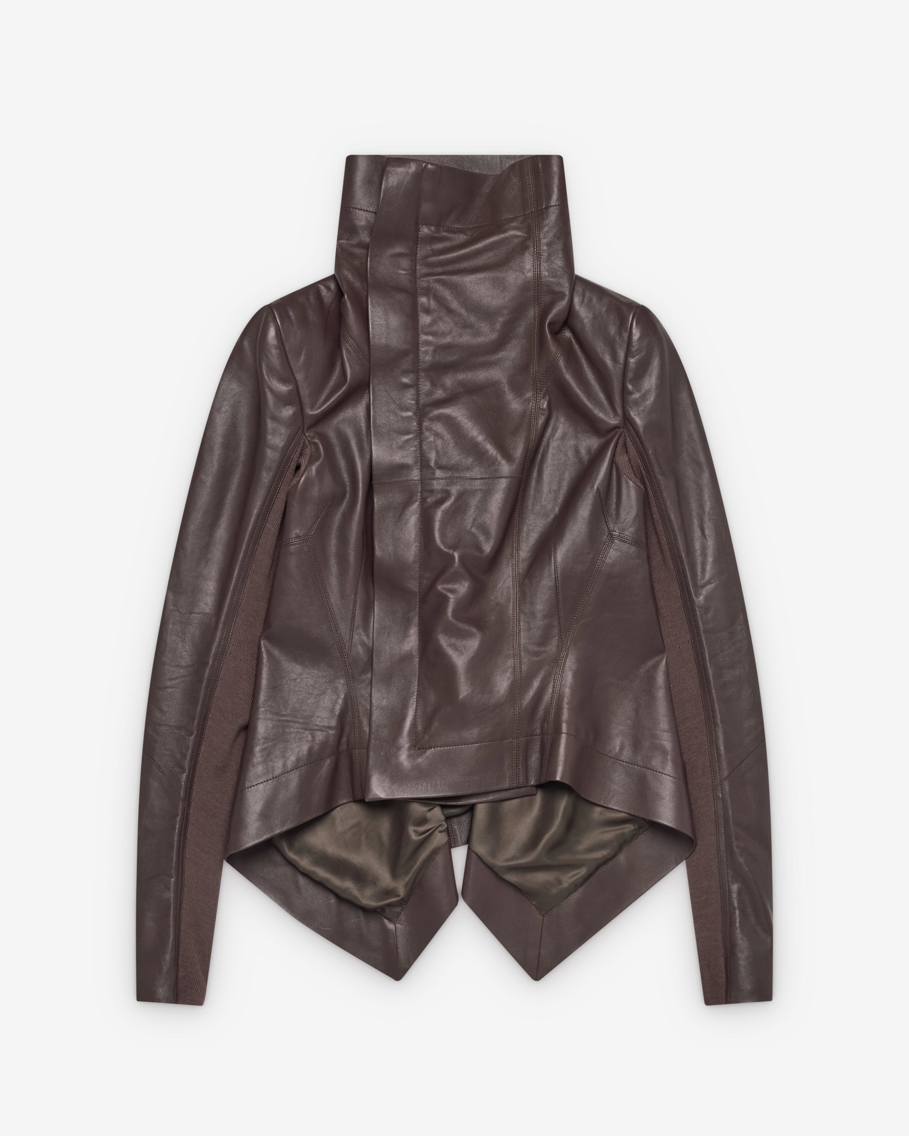 Rick Owens - Women's Naska Biker Jacket - (Brown) by RICK OWENS