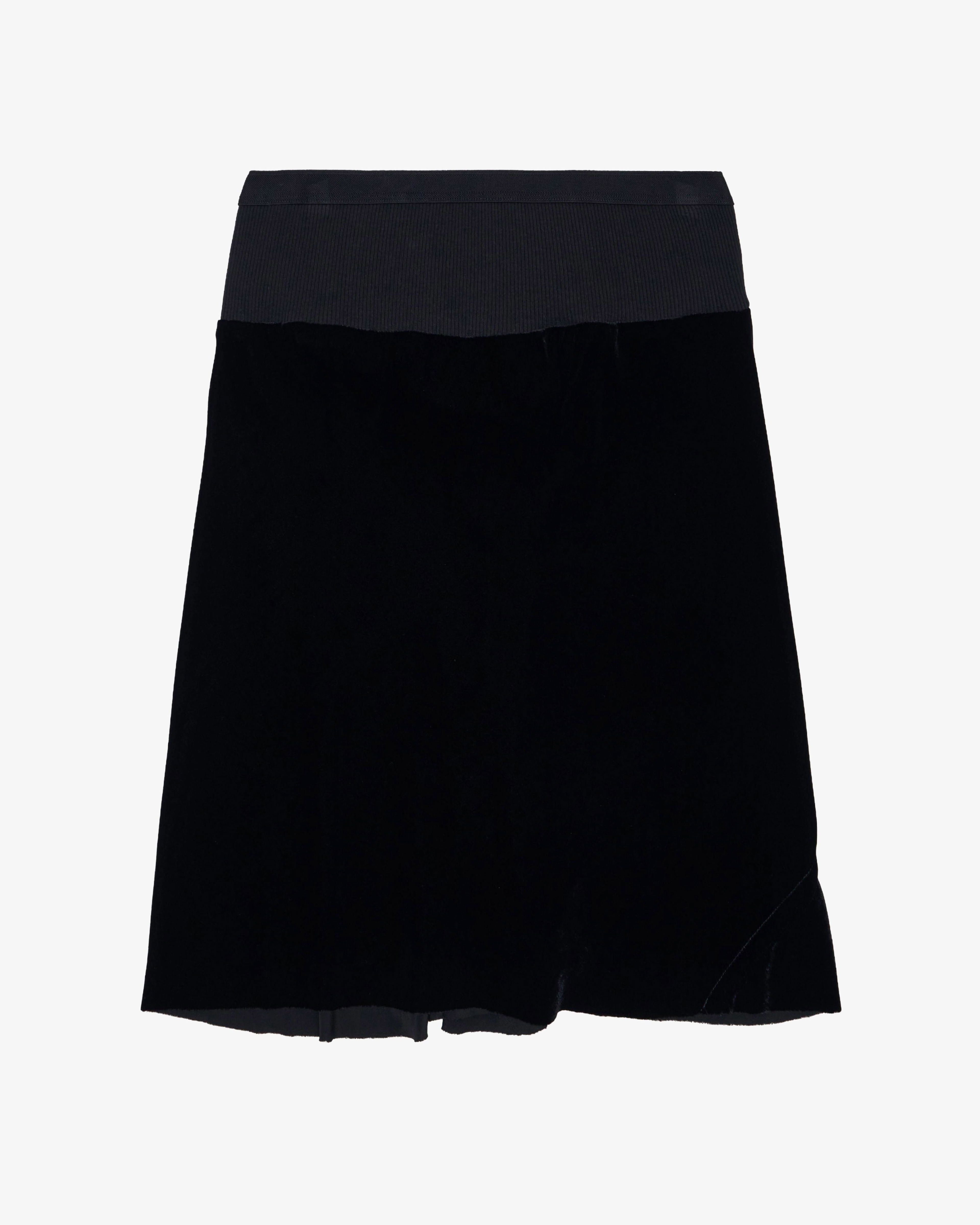 Rick Owens - Women's Short Bias Skirt - (Black) by RICK OWENS
