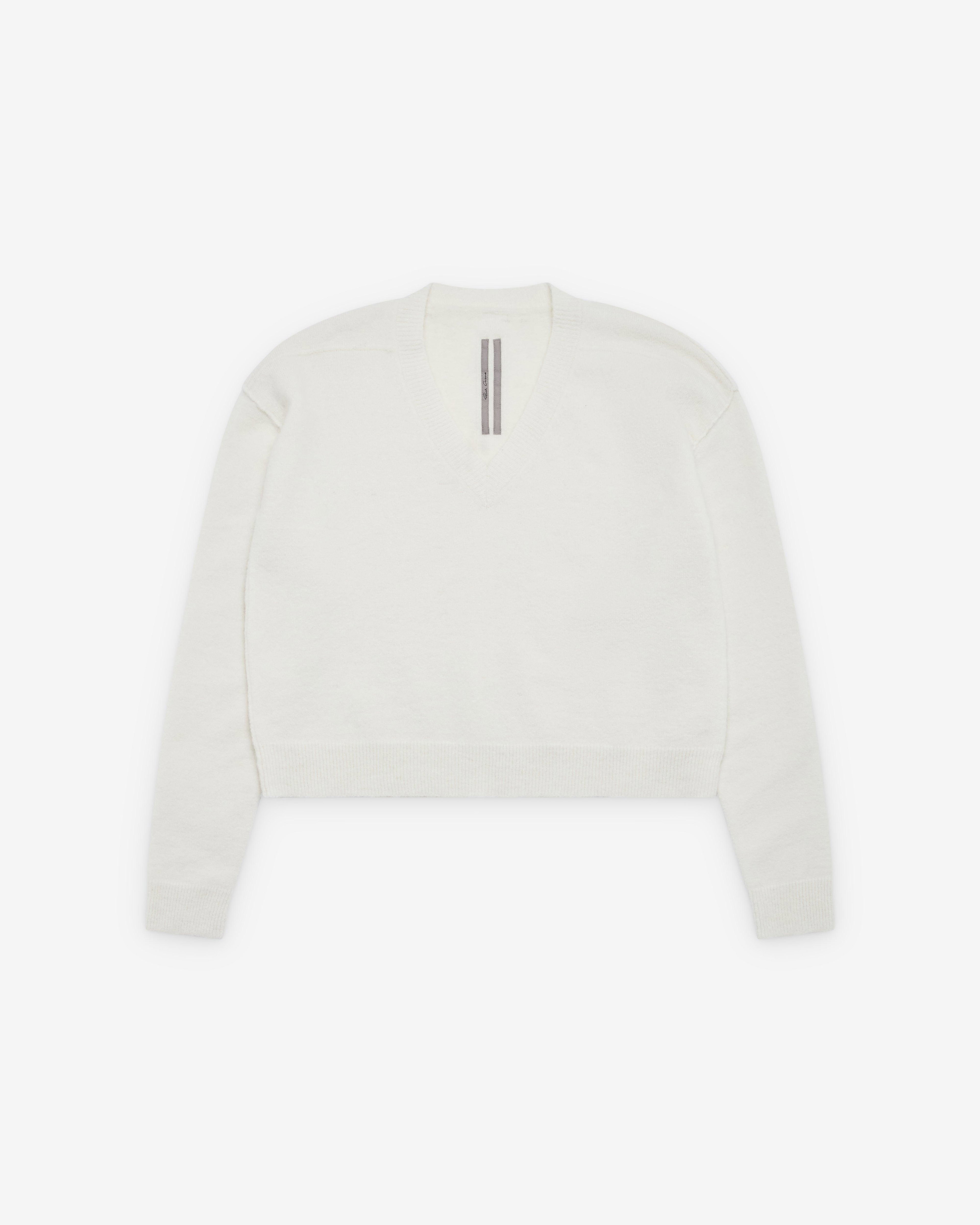 Rick Owens - Women's Tommy V Neck Sweater - (Butter) by RICK OWENS