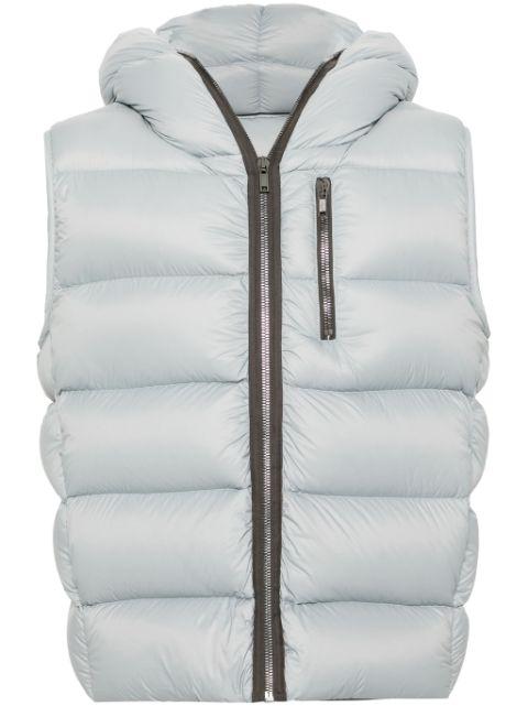 Sealed gilet by RICK OWENS
