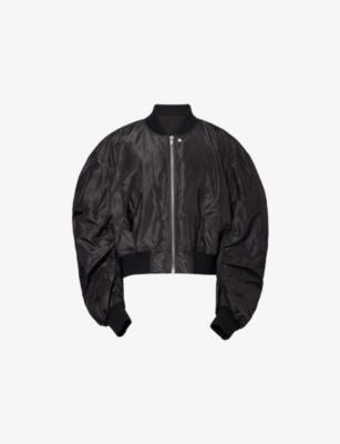 Secchia Flight Silk Bomber Jacket by RICK OWENS
