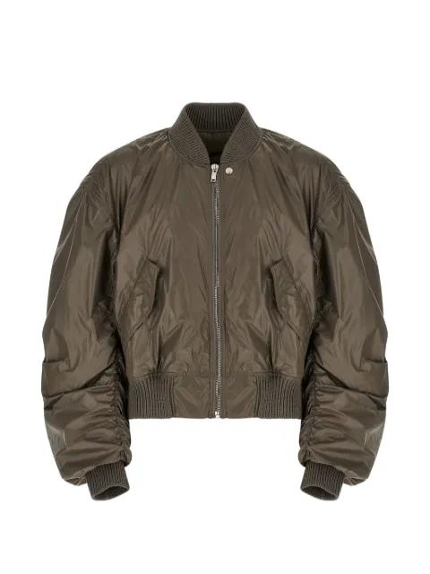 Secchia Flight ribbed-knit bomber jacket by RICK OWENS