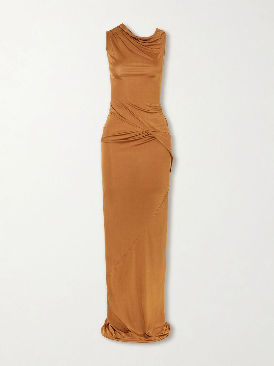 Shailee draped jersey gown by RICK OWENS