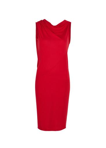 Shailee draped jersey mini dress by RICK OWENS