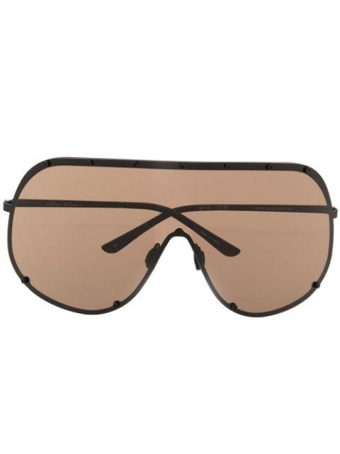 Shield oversized-frame sunglasses by RICK OWENS