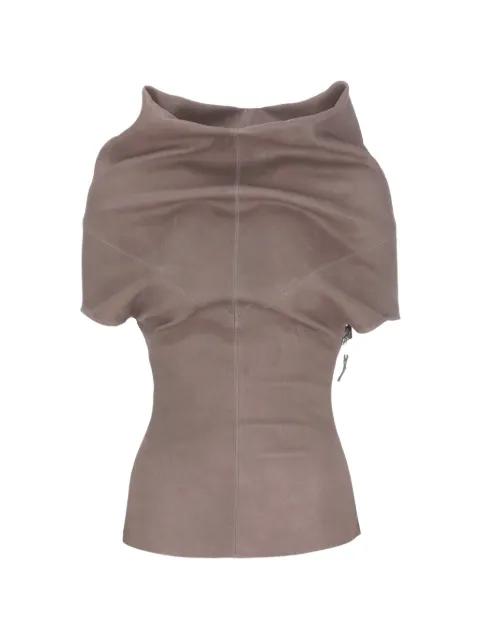 Shroud draped T-shirt by RICK OWENS