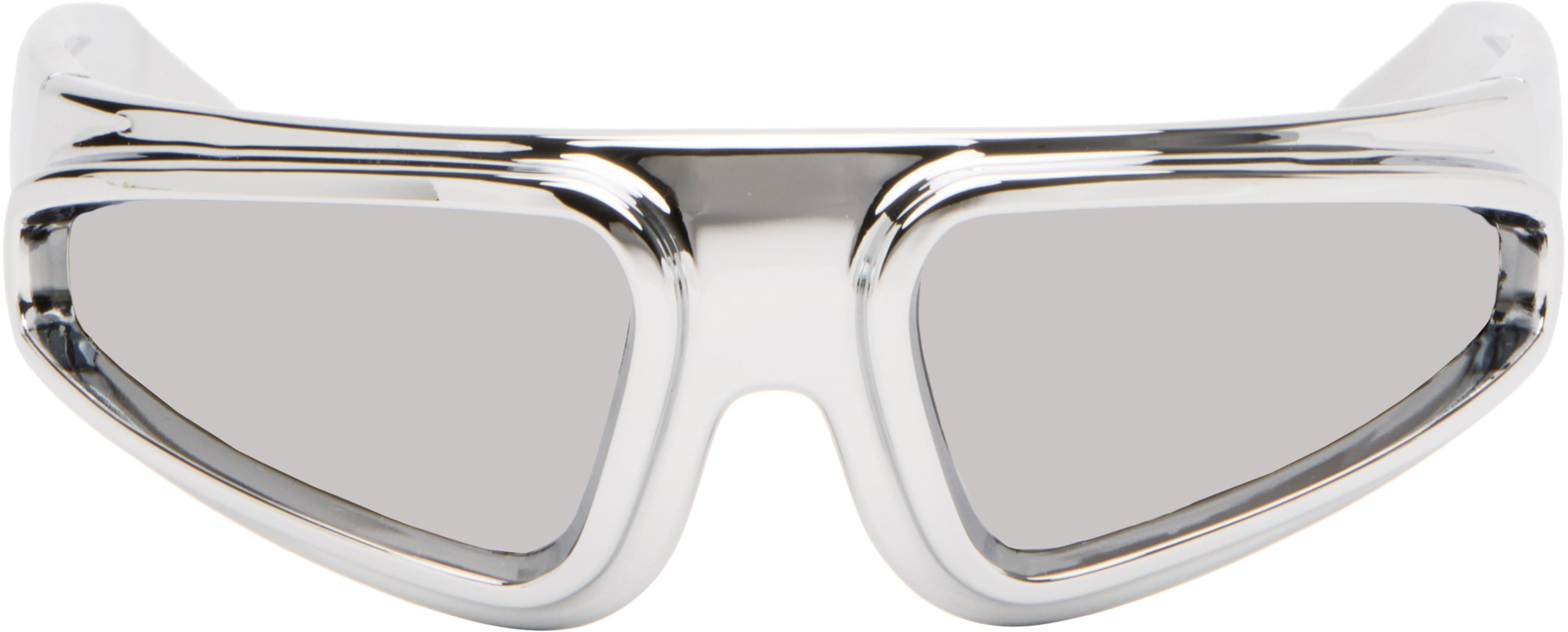 Silver Ryder Sunglasses by RICK OWENS