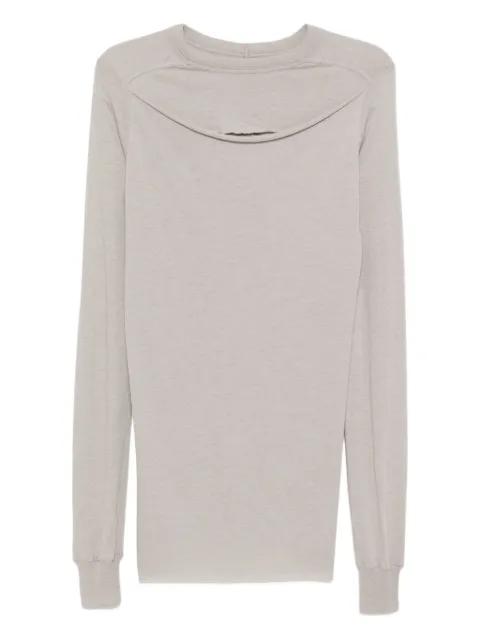 Slashed Levels long-sleeve T-shirt by RICK OWENS