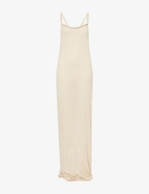 Sleeveless Temple Jersey Maxi Dress by RICK OWENS