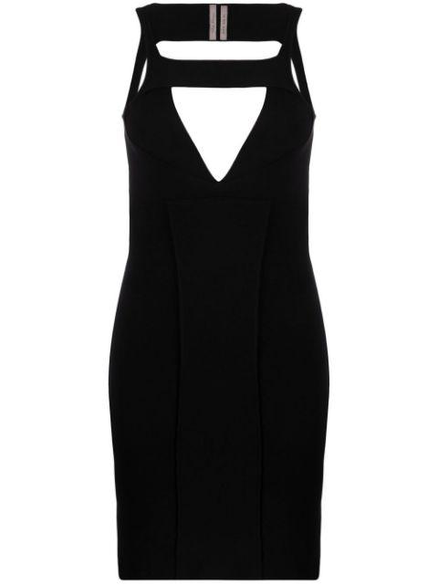 Sling cut-out minidress by RICK OWENS