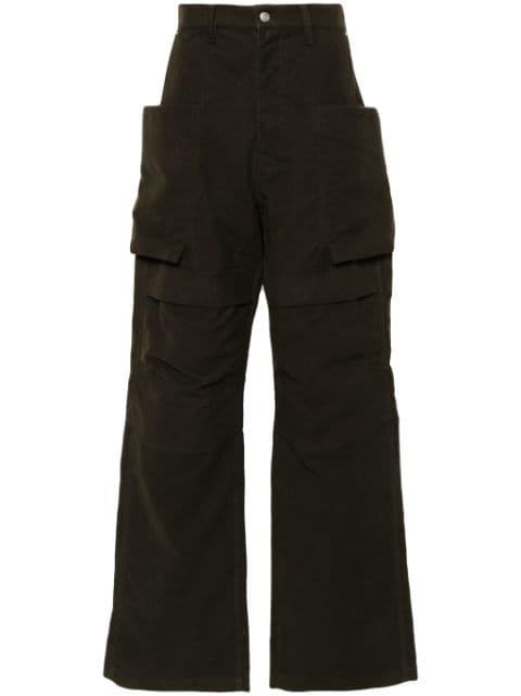 Stefan cotton cargo trousers by RICK OWENS
