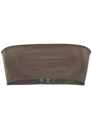 Stretch-jersey bandeau top by RICK OWENS