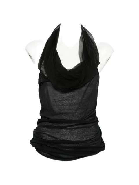 Sunburn halterneck tank top by RICK OWENS