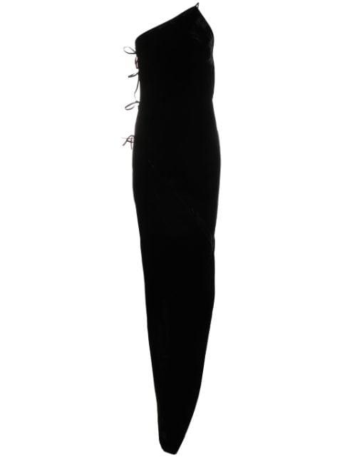 Taco silk-blend dress by RICK OWENS