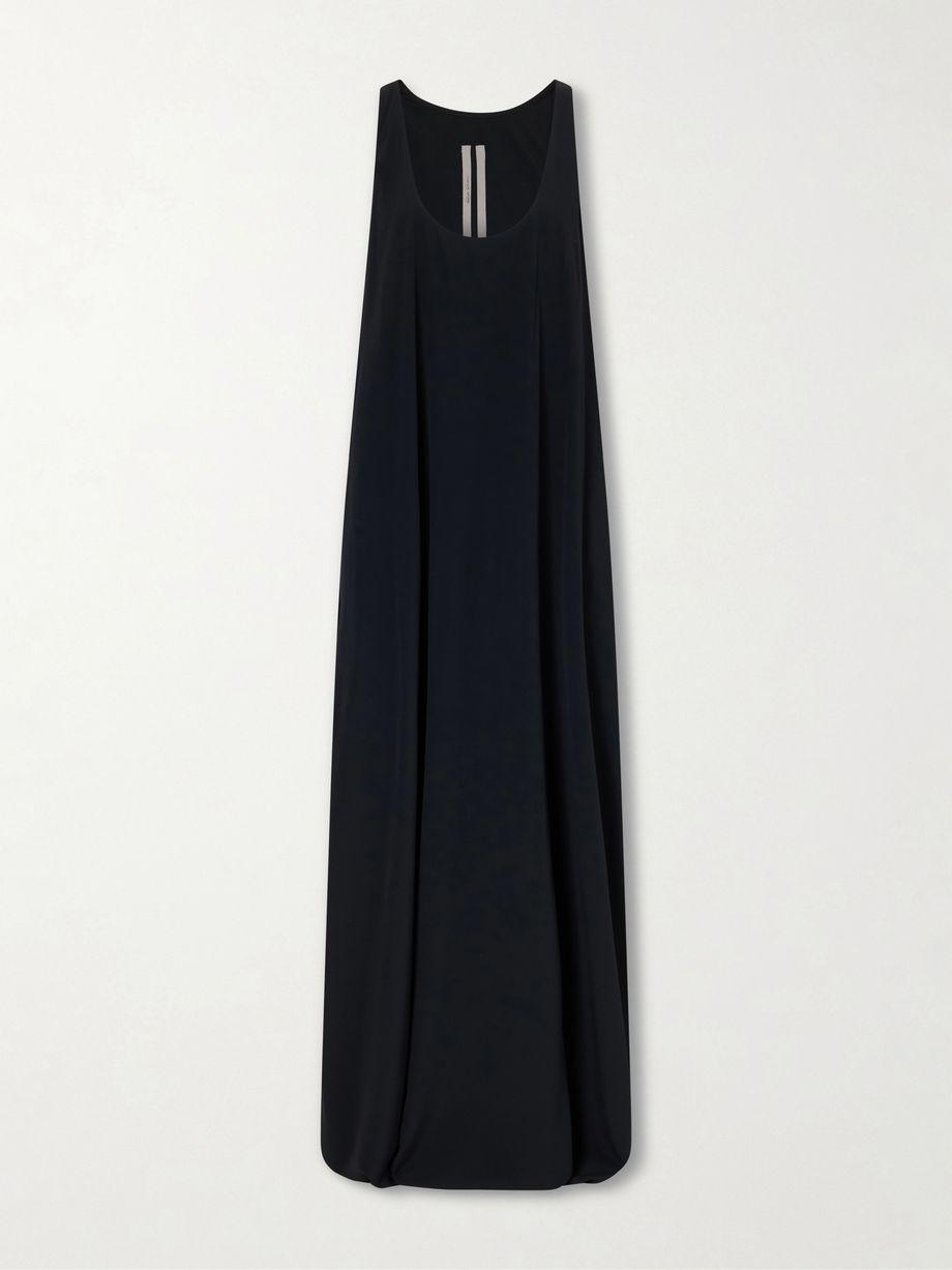 Tank silk-blend georgette gown by RICK OWENS