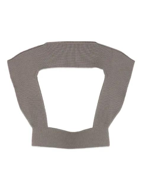 Tatlin keyhole wool top by RICK OWENS