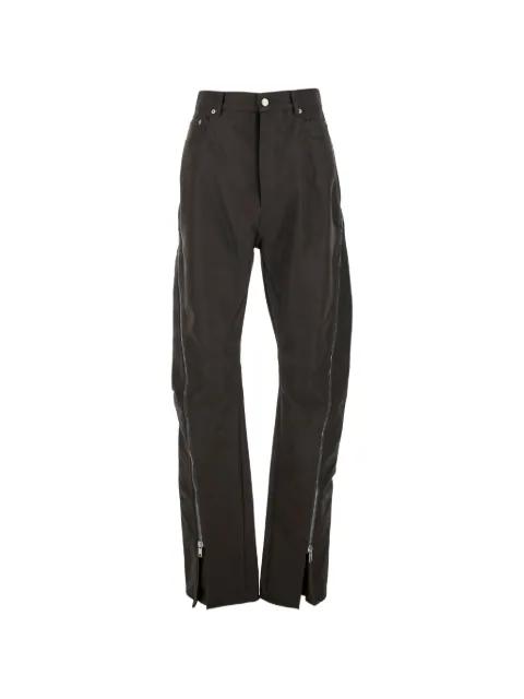 Temple Bolan Banana zip-detail trousers by RICK OWENS