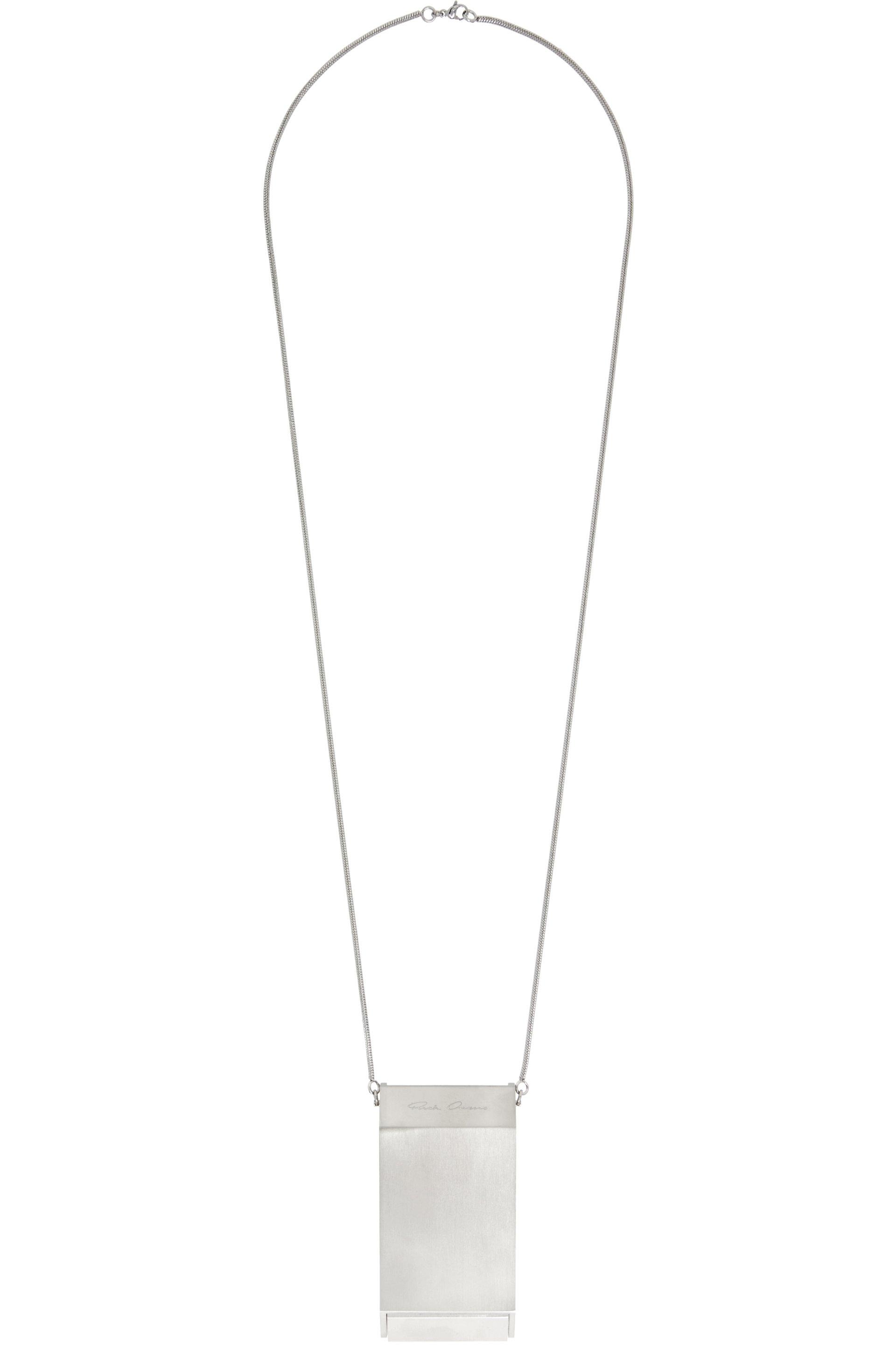 Temple Portable Ashtray Necklace by RICK OWENS