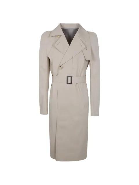 Temple Temple belted trench coat by RICK OWENS