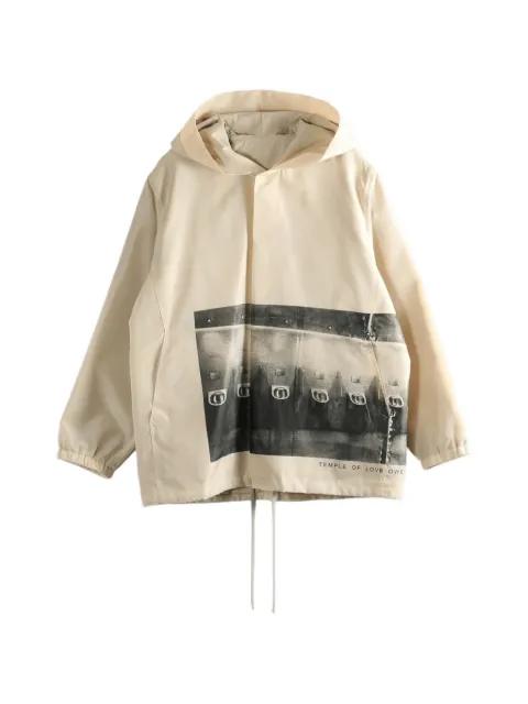 Temple Tour hoodied jacket by RICK OWENS