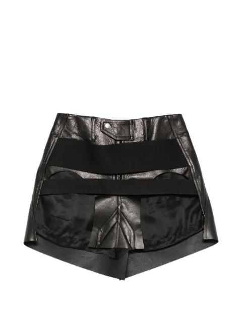 Temple panel mini skirt by RICK OWENS