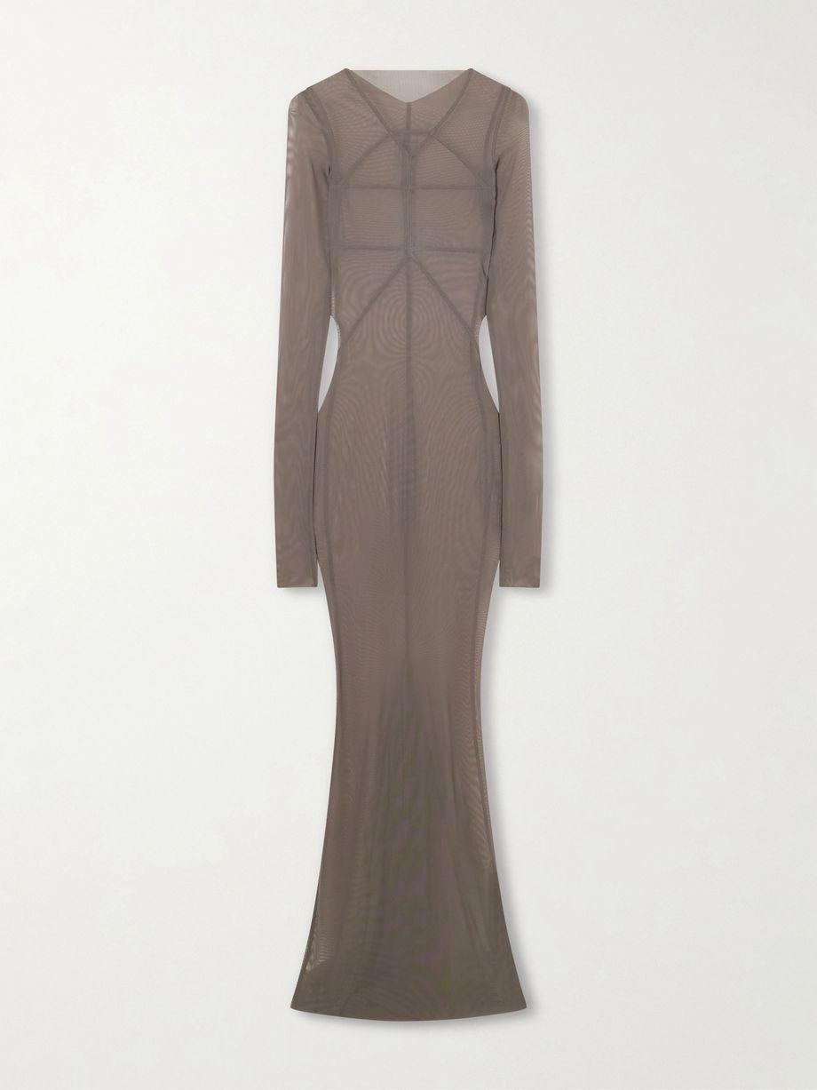 Temple stretch tulle gown by RICK OWENS