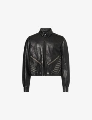 Tour Alice Studded Leather Jacket by RICK OWENS