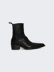 Tower Pointed Leather Boots Grease by RICK OWENS Tower Pointed Leather Boots Grease by RICK OWENS