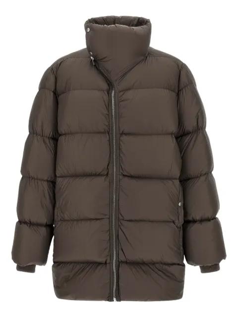 Turtle zip-front padded coat by RICK OWENS