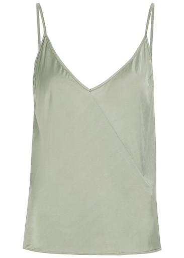 V-neck jersey slip top by RICK OWENS