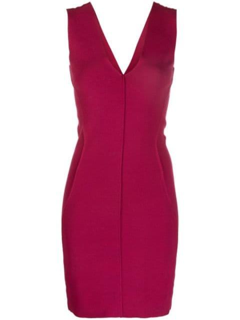 V-neck mini dress by RICK OWENS