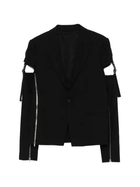 Vega zip-detail blazer by RICK OWENS