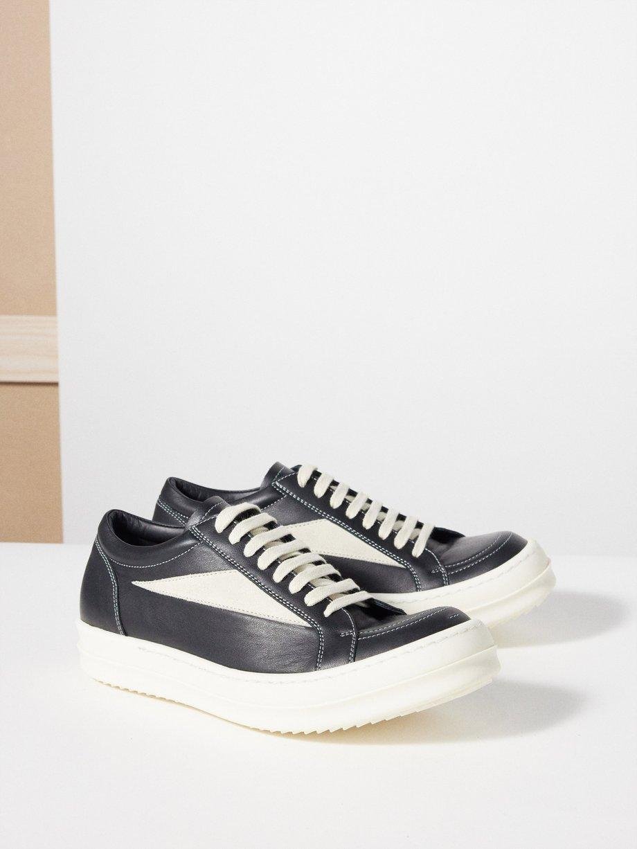Vintage leather trainers by RICK OWENS