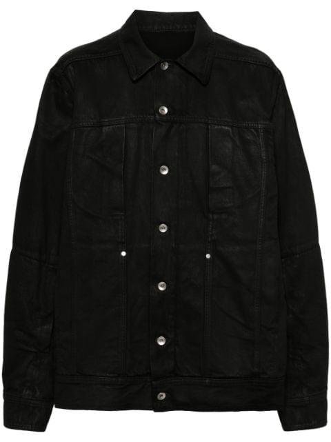 Worker cotton shirt jacket by RICK OWENS