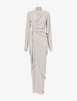 Wrap Draped Woven Gown by RICK OWENS