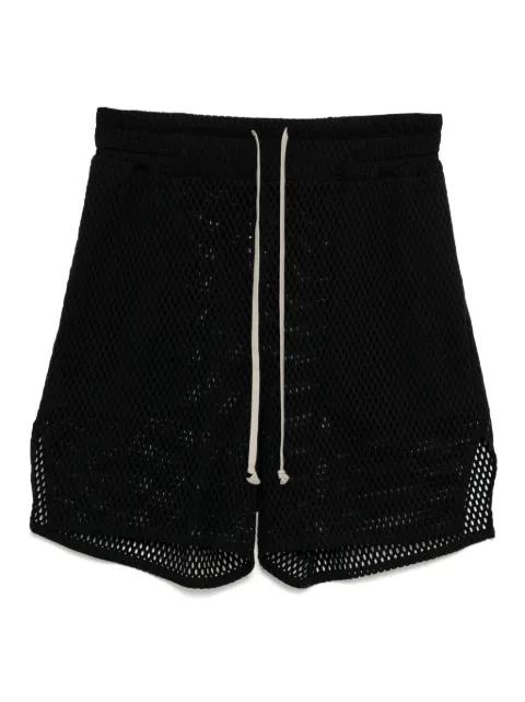 cotton drop-crotch shorts by RICK OWENS X CHAMPION