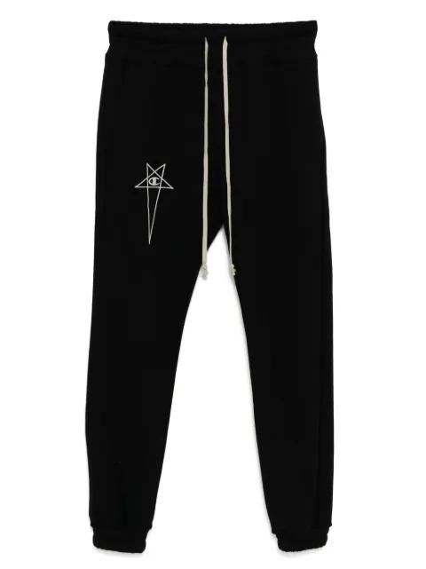 cotton track pants by RICK OWENS X CHAMPION