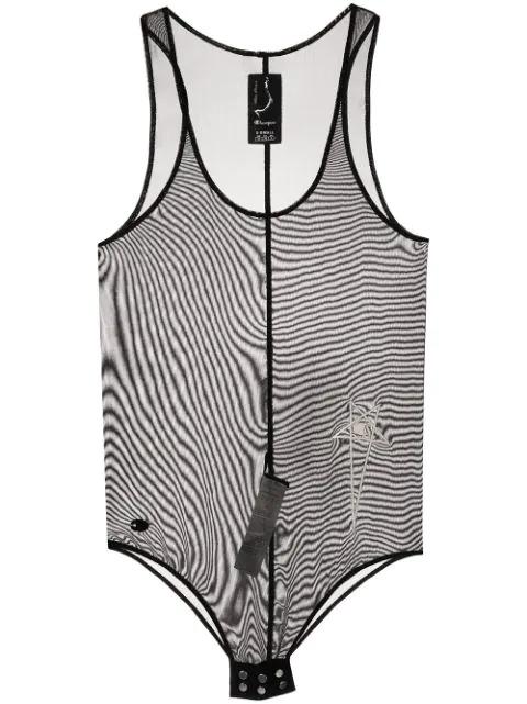 embroidered-logo tank top by RICK OWENS X CHAMPION