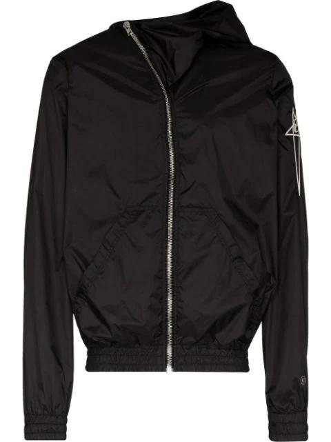 logo hoodied jacket by RICK OWENS X CHAMPION