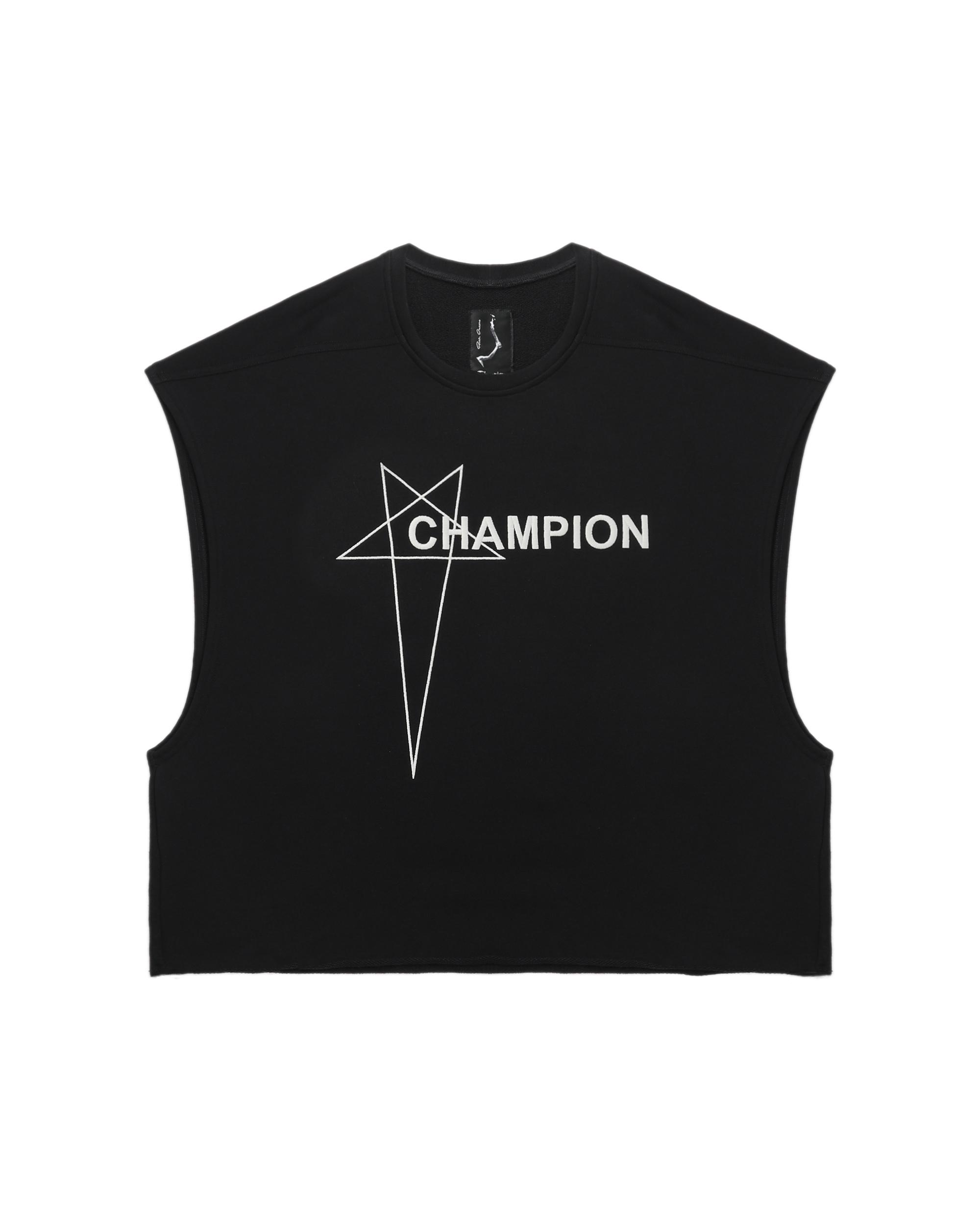 X Champion Micro tatlin tee by RICK OWENS