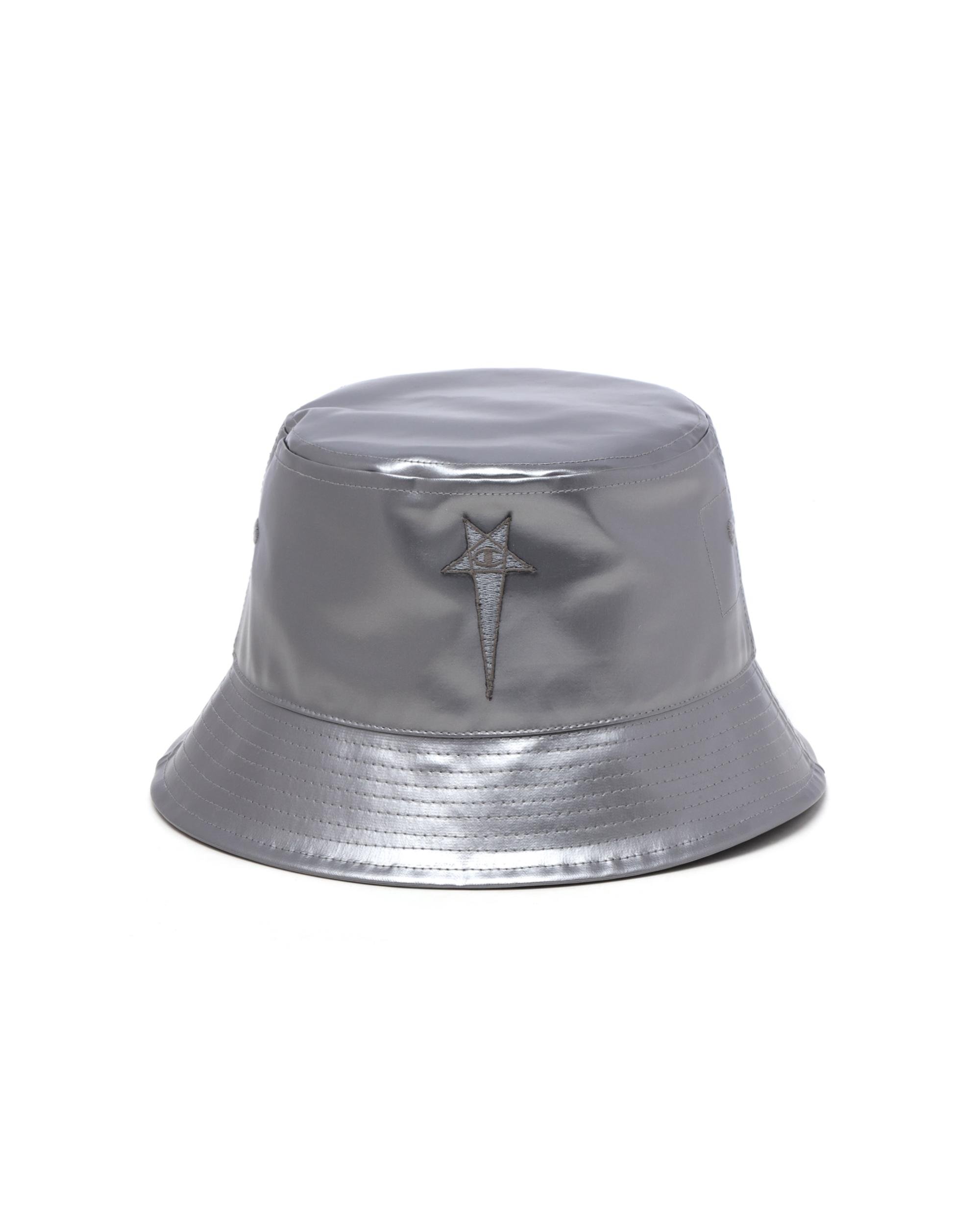 X Champion metallic logo bucket hat by RICK OWENS