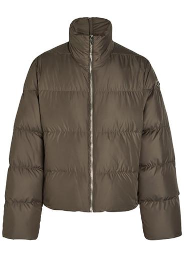 X Moncler Cyclopic padded shell jacket by RICK OWENS