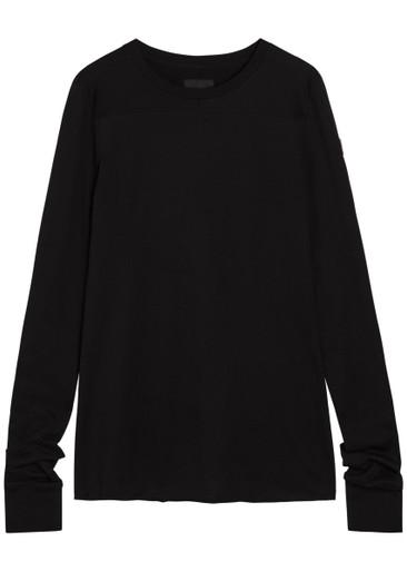 X Moncler Girder logo-appliquéd cotton T-shirt by RICK OWENS