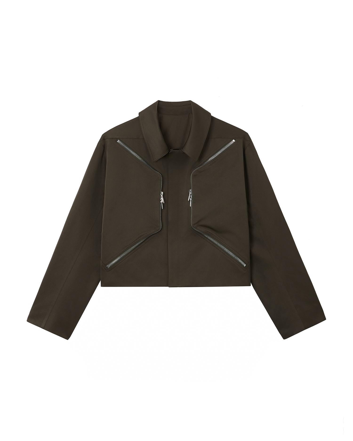 Zip cropped jacket by RICK OWENS