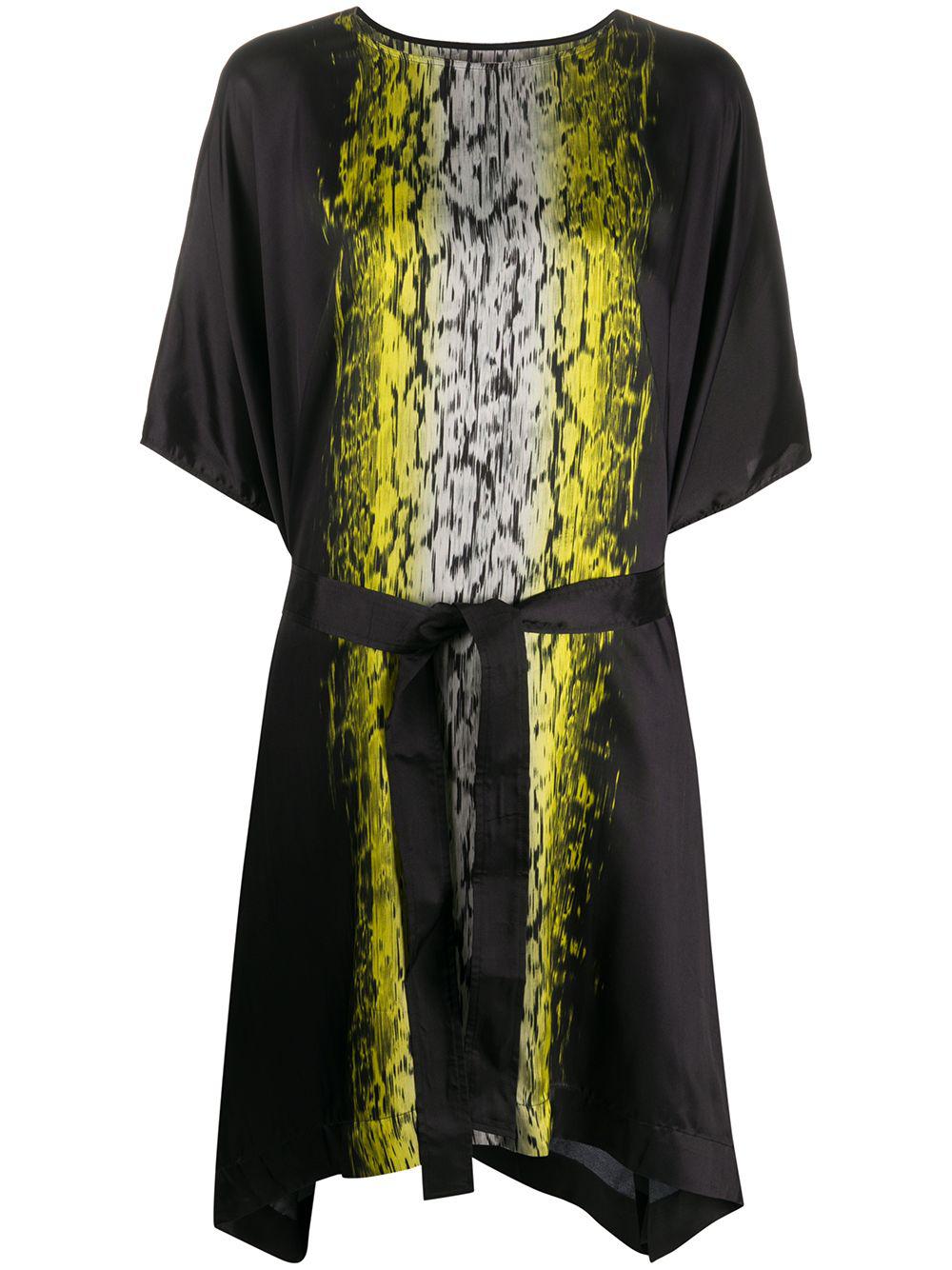 acid print T-shirt midi dress by RICK OWENS